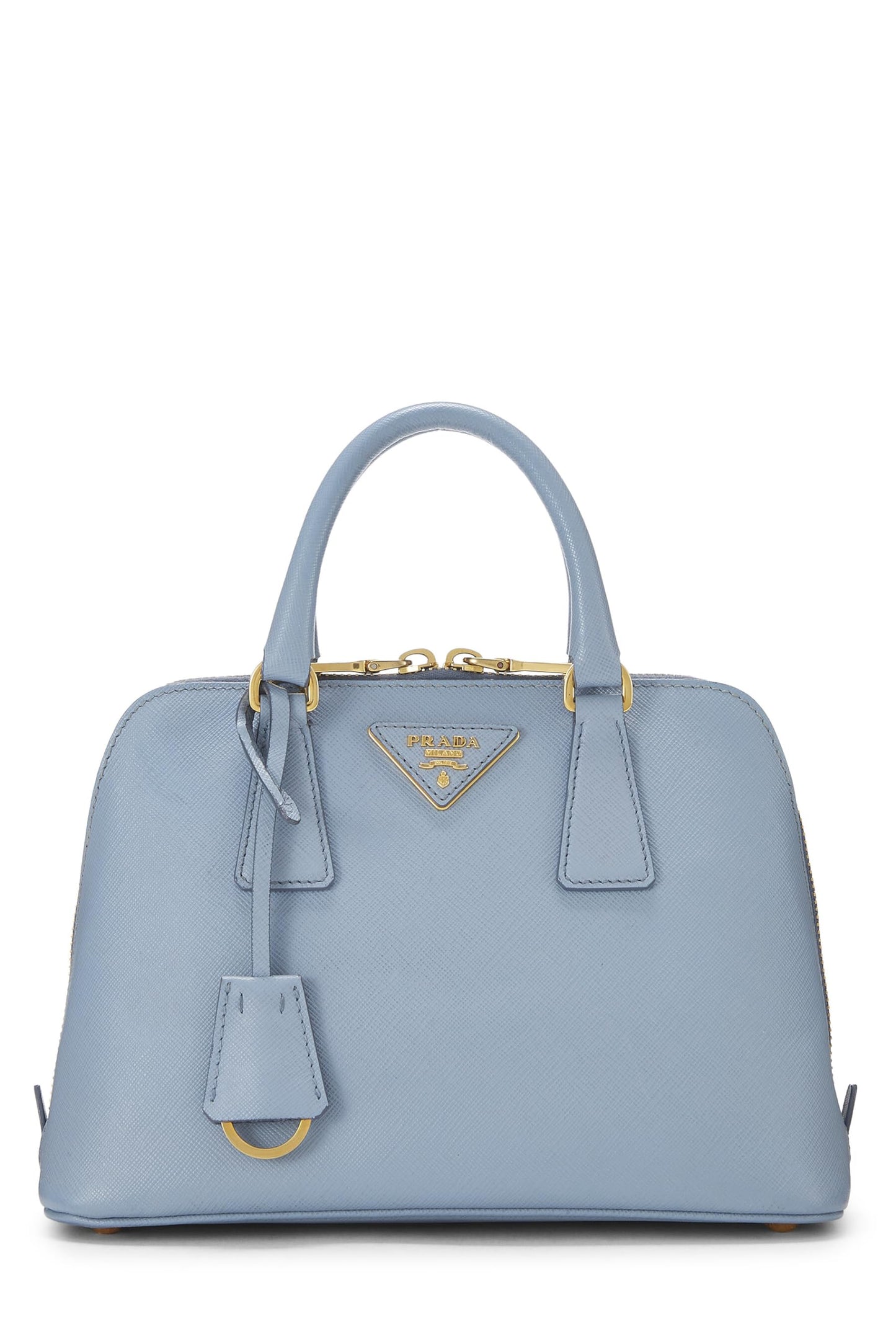 Prada,  Blue Saffiano Promenade Small, Blue