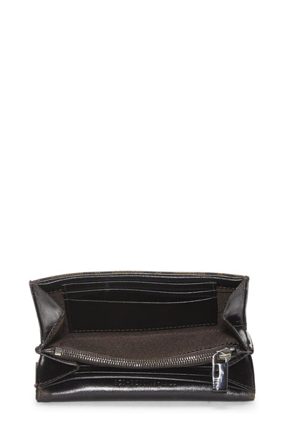 Fendi,  Brown Zucca Canvas Compact Wallet, Brown
