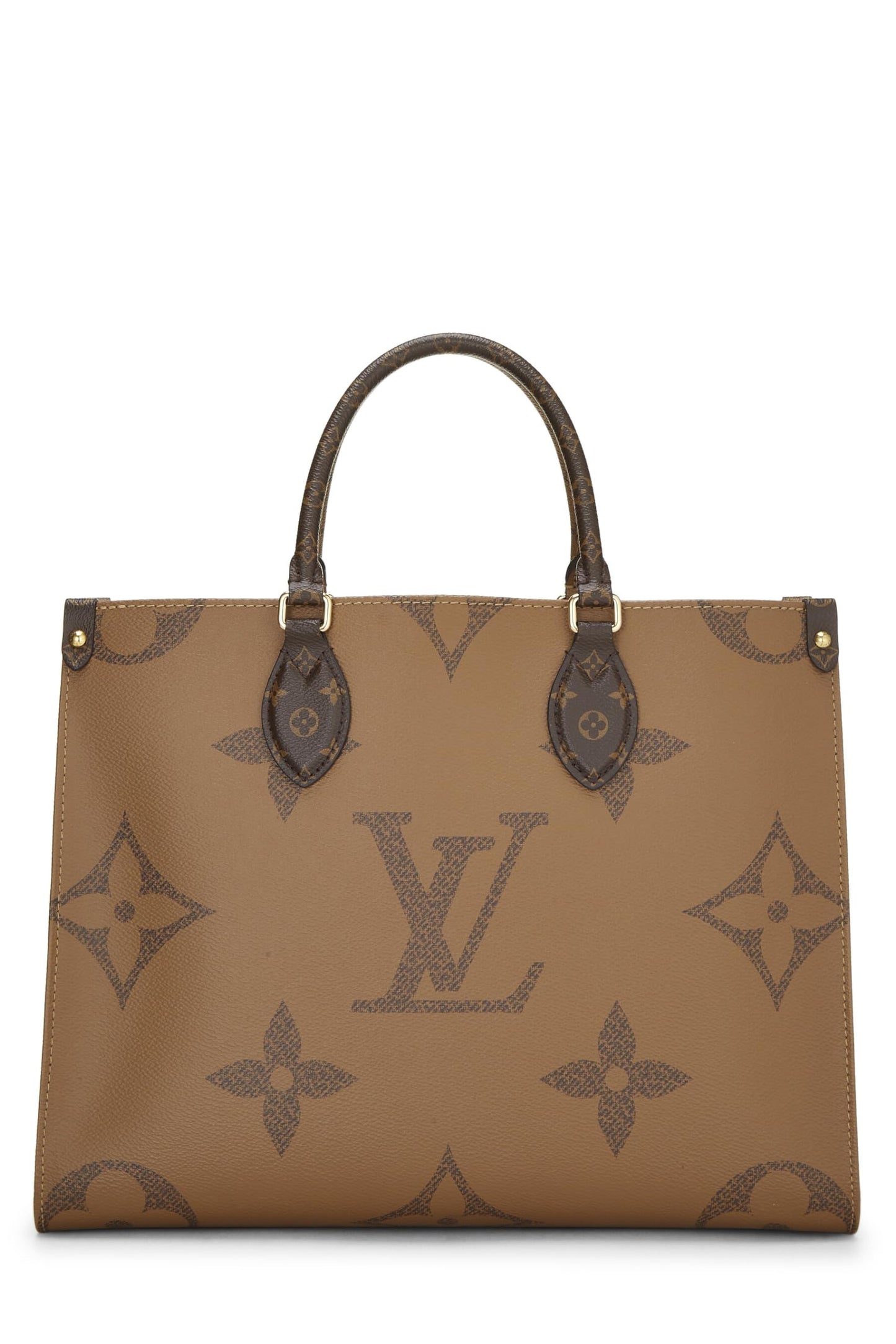 Louis Vuitton,  Brown Giant Monogram On The Go MM, Brown