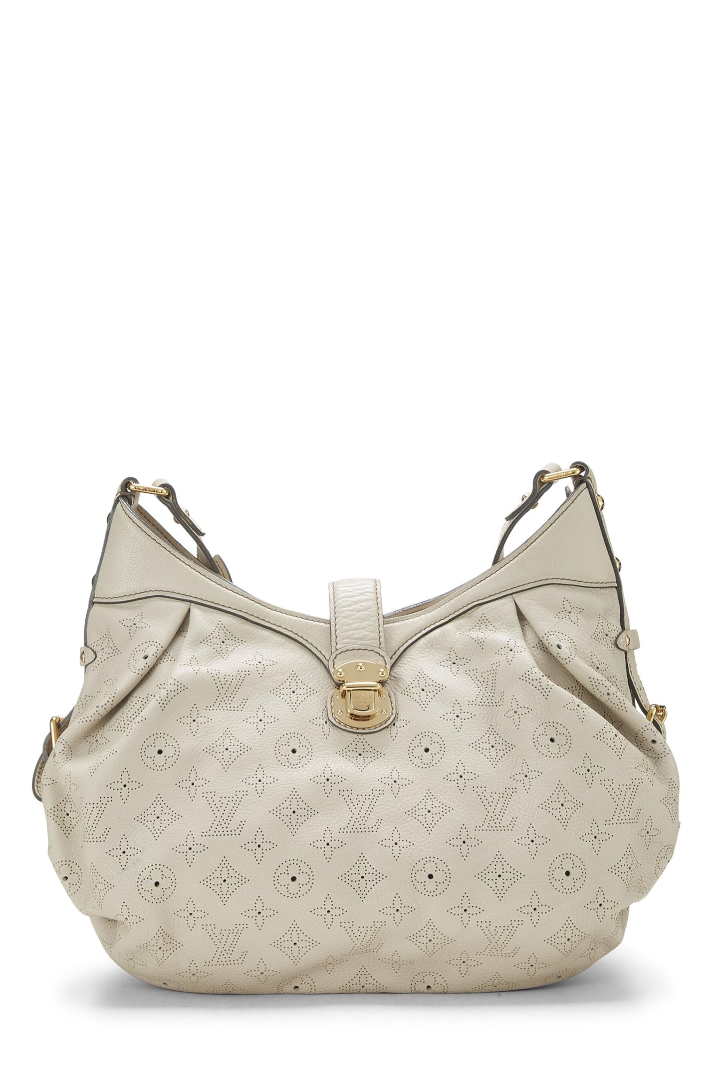 Louis Vuitton,  White Monogram Mahina Leather XS, White