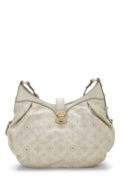 Louis Vuitton,  White Monogram Mahina Leather XS, White