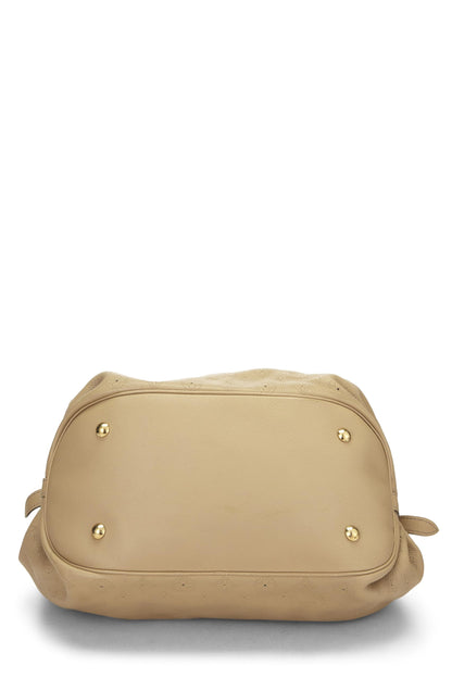 Louis Vuitton,  Beige Monogram Mahina XL, Beige