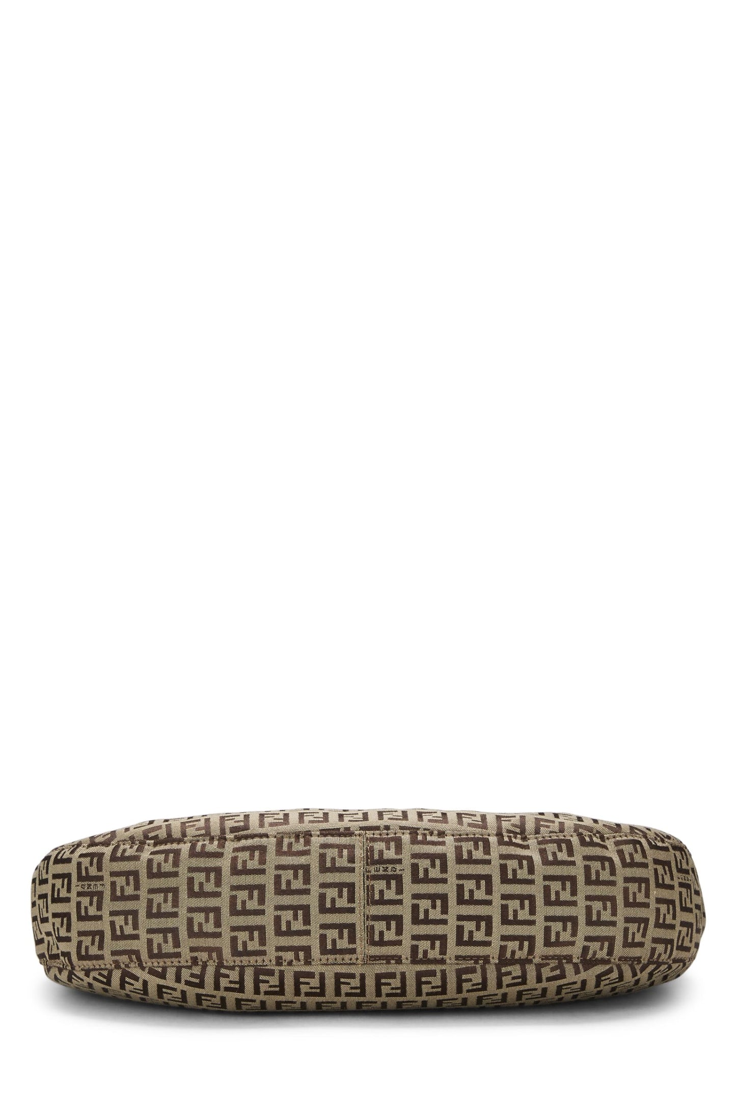 Fendi,  Brown Zucchino Canvas Hobo Bag, Brown