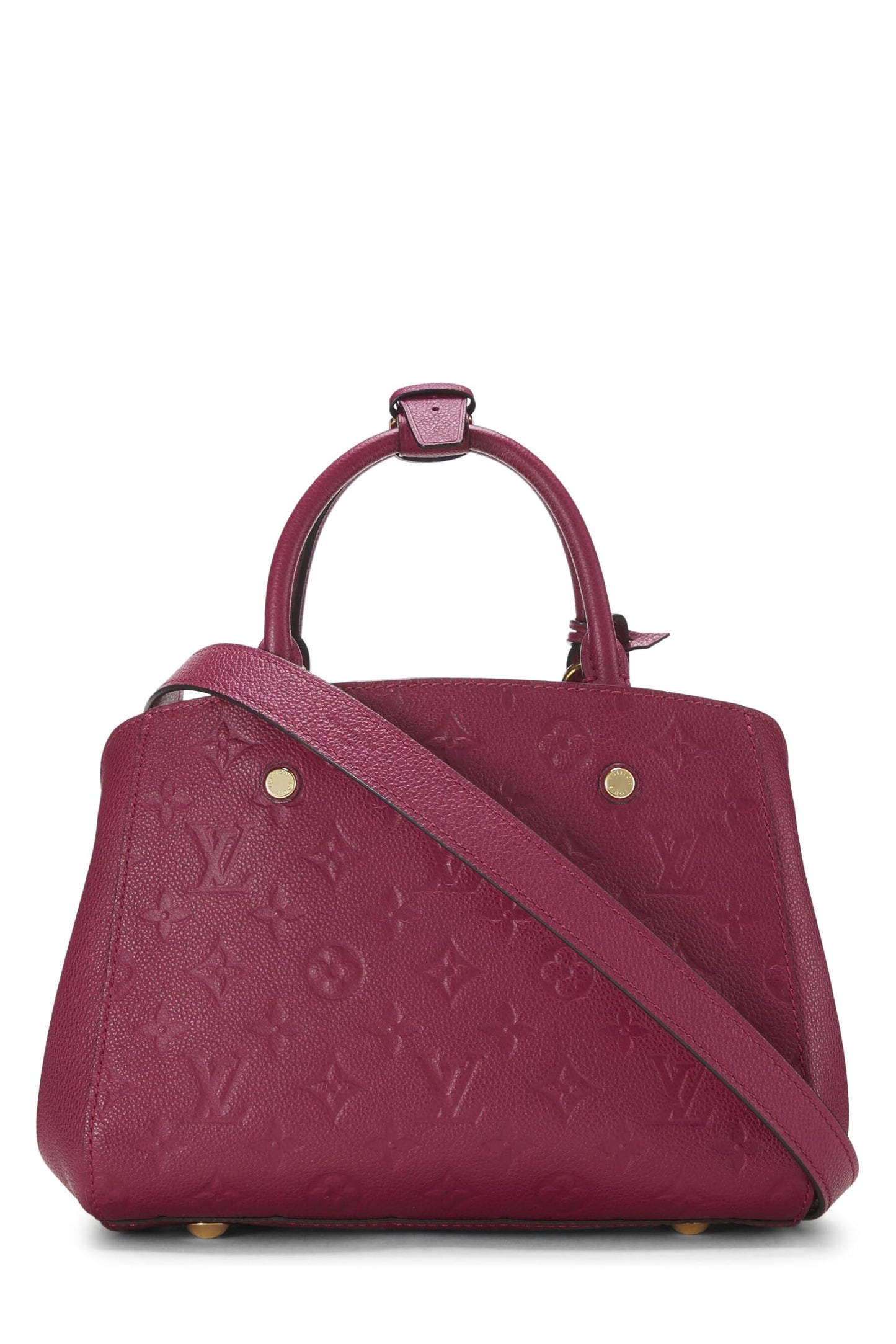 Louis Vuitton,  Pink Monogram Empreinte Montaigne BB, Pink
