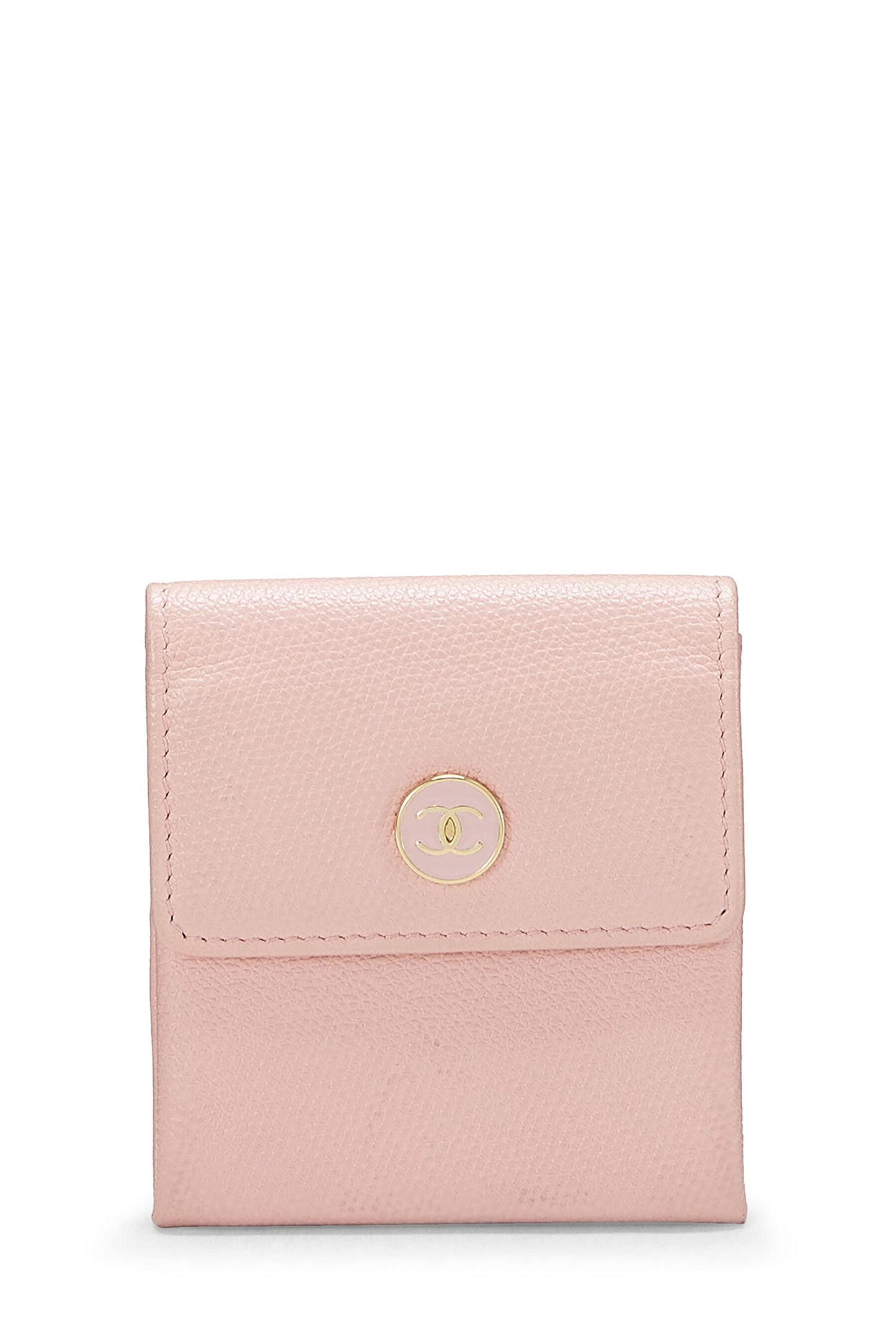 Chanel,  Pink Caviar 'CC' Coin Purse, Pink