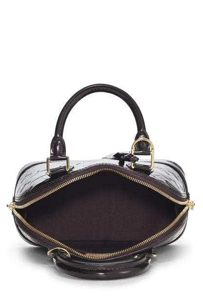 Louis Vuitton,  Amarante Monogram Vernis Alma BB, Purple