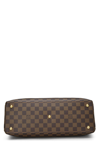 Louis Vuitton,  Black Damier Ebene Riverside Tote, Black