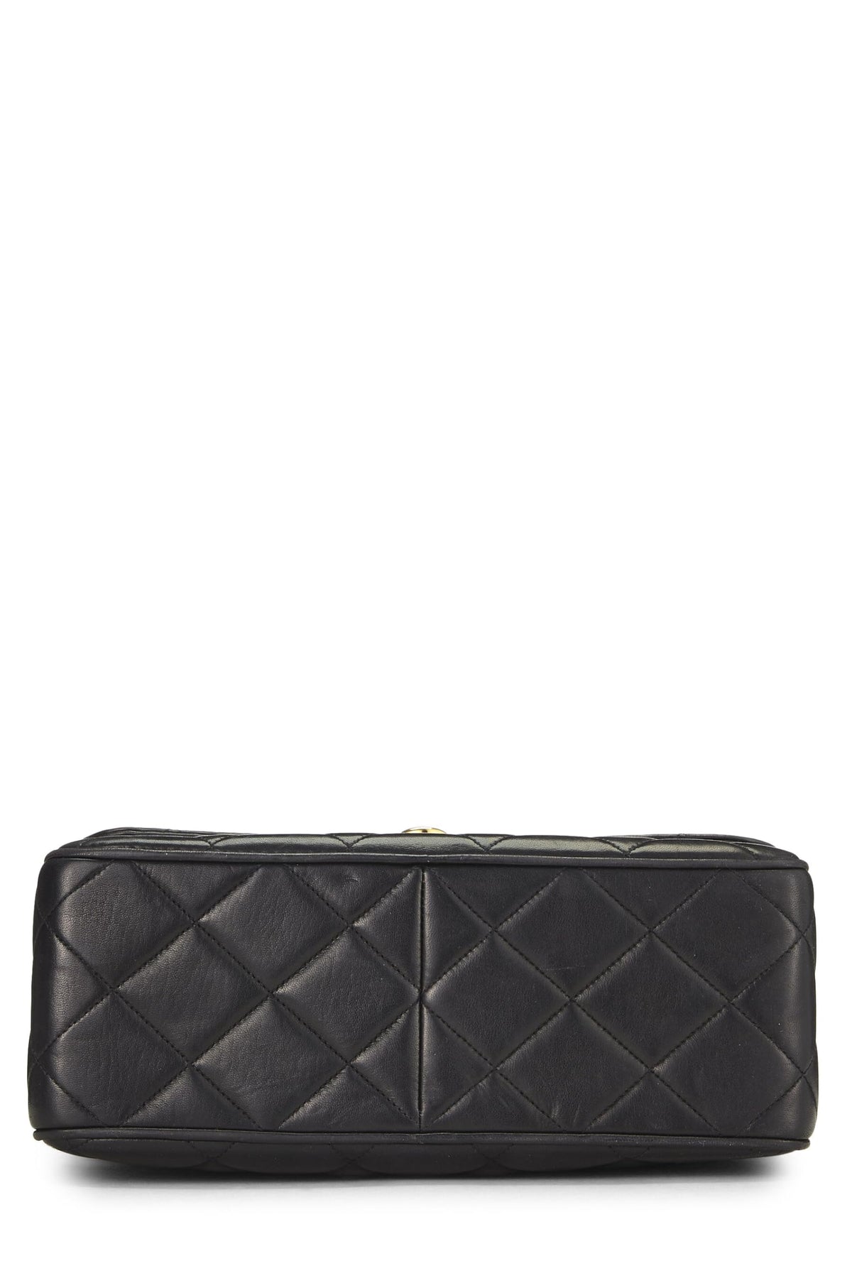 Chanel,  Black Lambskin Big 'CC' Square Flap, Black