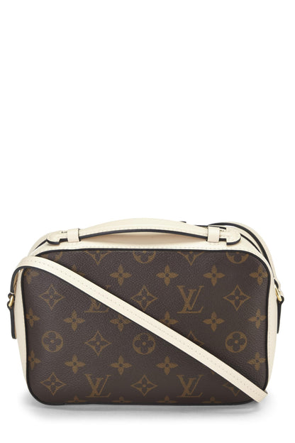 Louis Vuitton,  White Monogram Canvas Saintonge, White