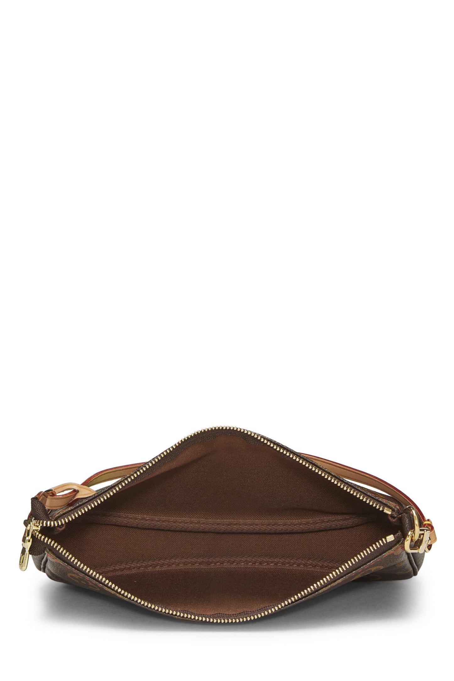 Louis Vuitton,  Takashi Murakami x Louis Vuitton Monogram Cerise Pochette Accessories, Brown