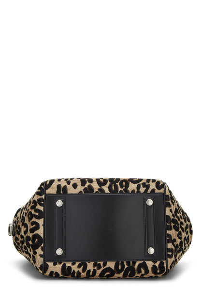 Louis Vuitton,  Stephen Sprouse x Louis Vuitton Leopard North South, Black
