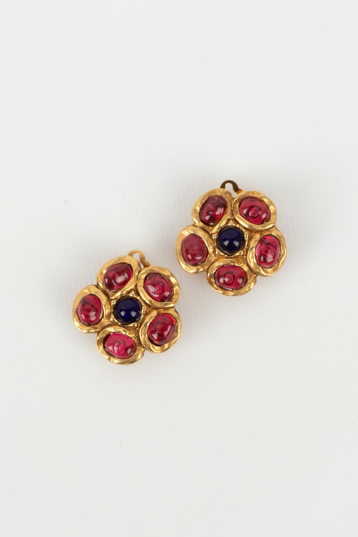Boucles d'oreilles fleurs Chanel
