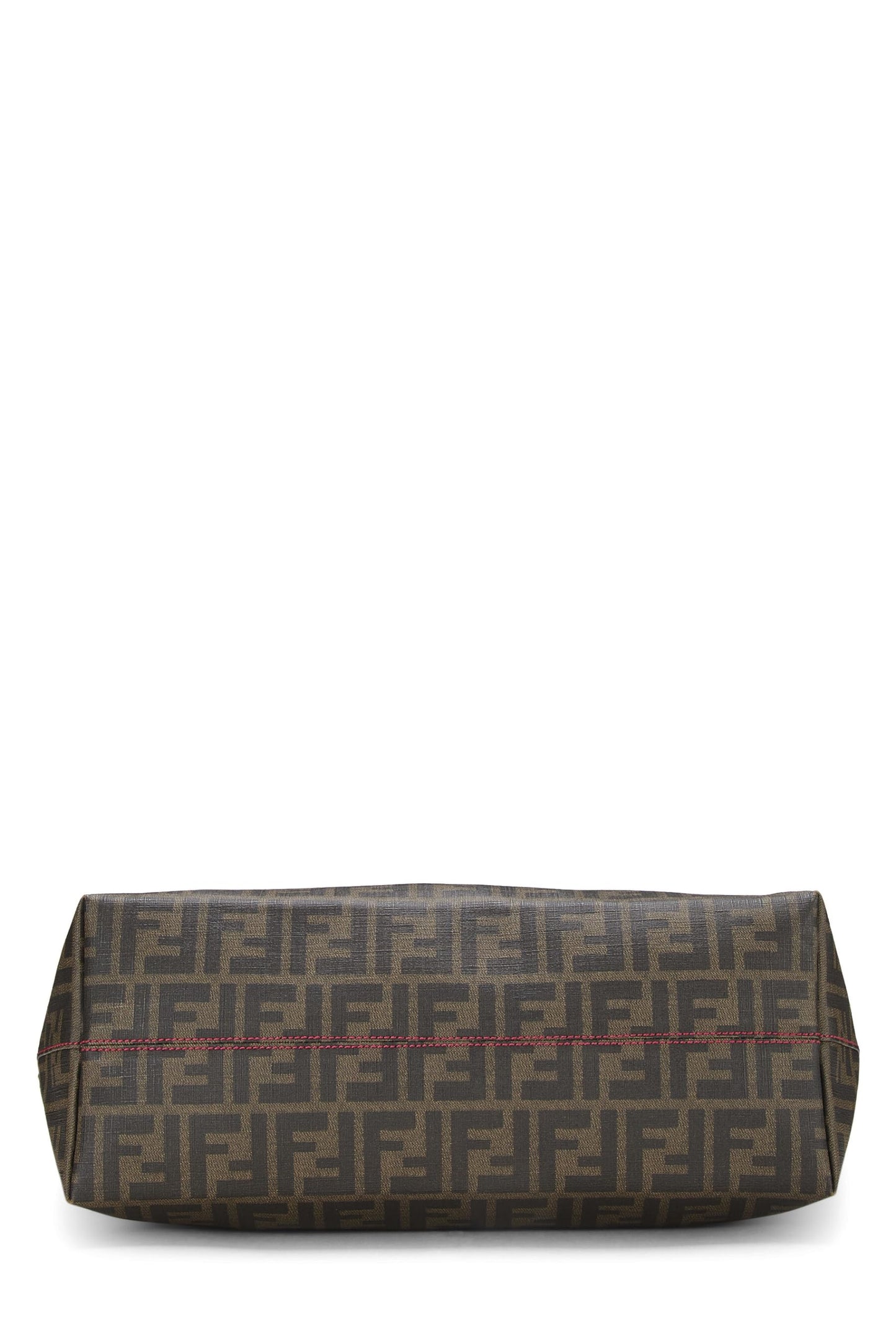 Fendi,  Brown Zucca Coated Canvas Roll Tote Small, Pink