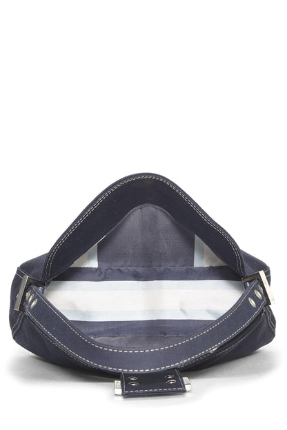 Fendi,  Navy Canvas Shoulder Bag Small, Navy
