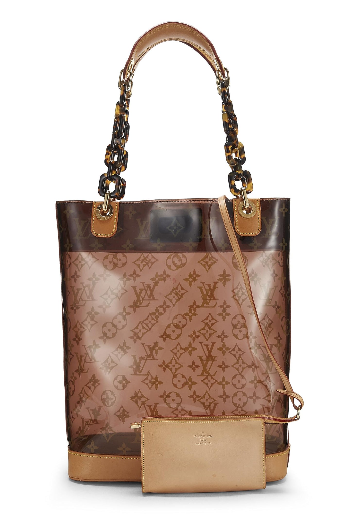 Louis Vuitton,  Monogram Ambre Vinyl Cabas MM, Brown