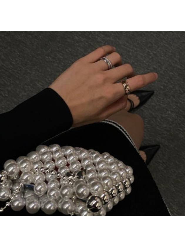 Coco Crush Quilted Motif Mini Ring Gold Chanel