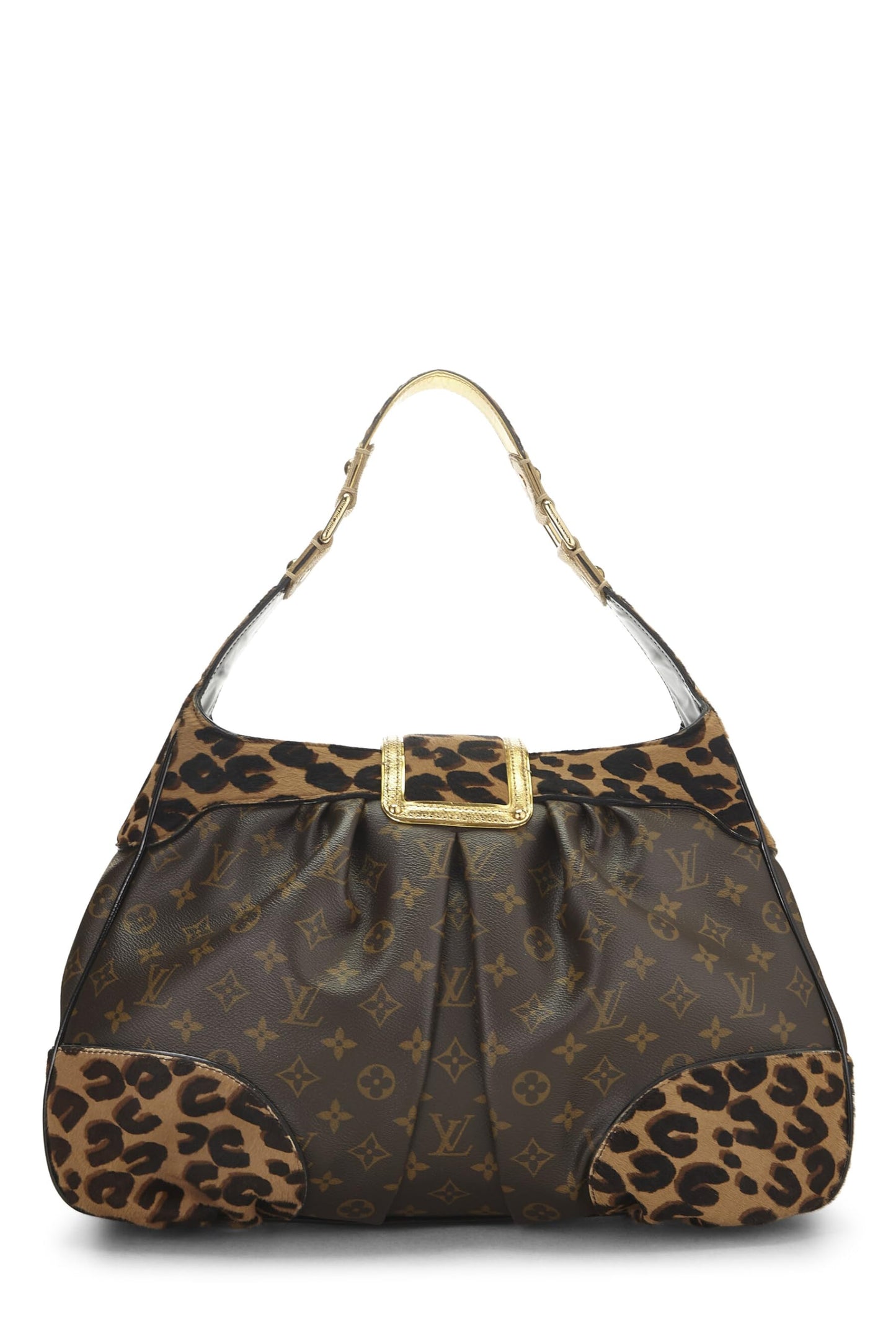 Louis Vuitton,  Brown Monogram Leopard Boley, Brown