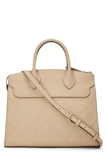 Louis Vuitton,  Dune Empreinte Pont Neuf MM, Beige