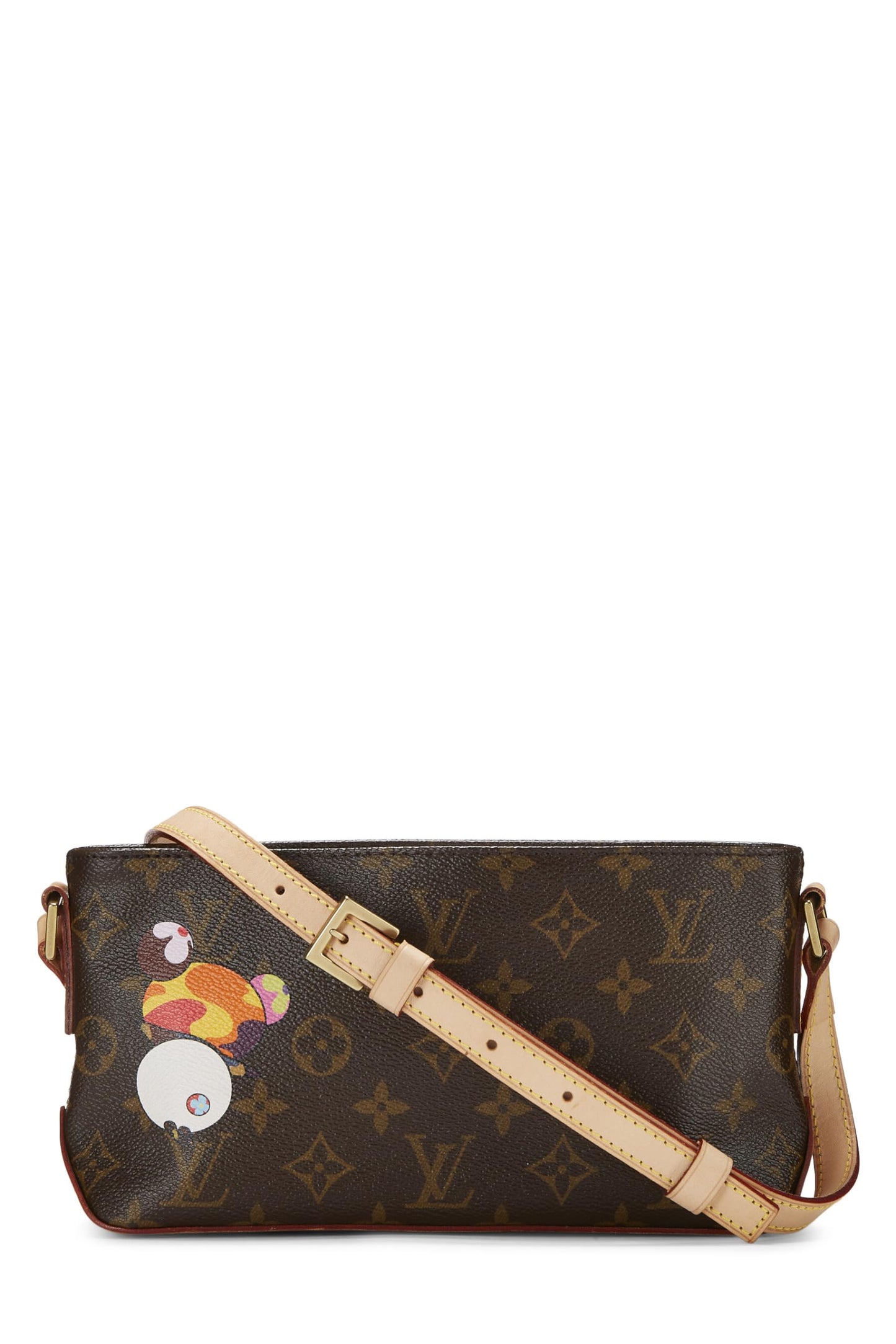 Louis Vuitton,  Takashi Murakami x Louis Vuitton Monogram Canvas Panda Trotteur, Brown