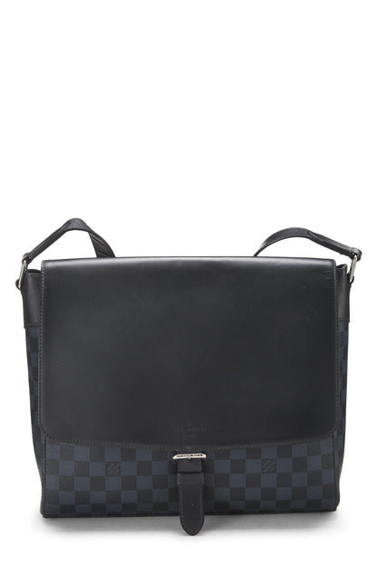 Louis Vuitton,  Damier Cobalt Newport Messenger MM, Blue