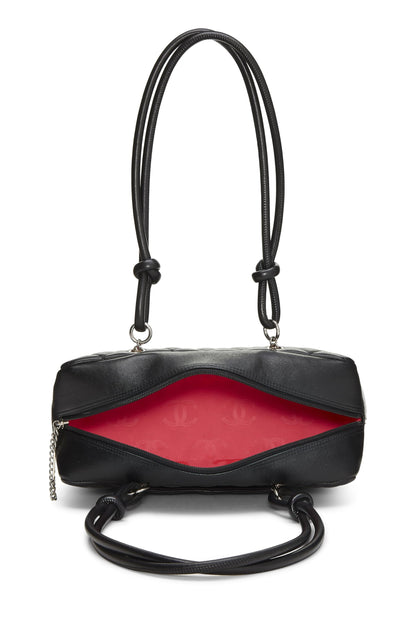 Chanel,  Black Calfskin Cambon Ligne Bowler, Black