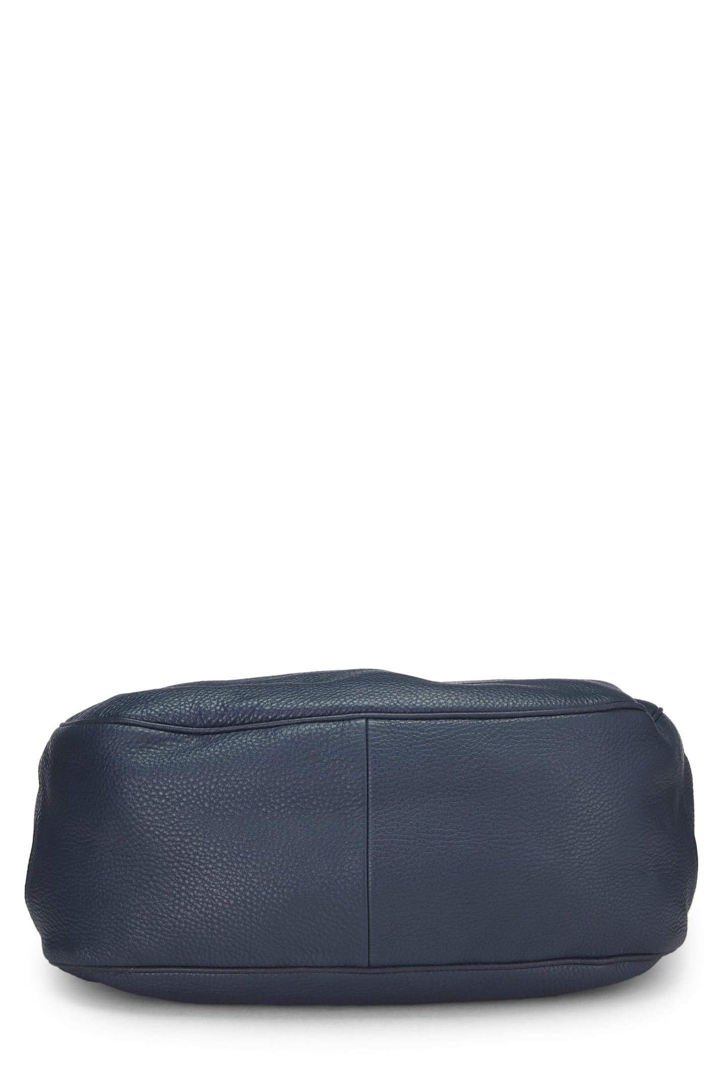 Prada,  Blue Vitello Daino Hobo, Blue