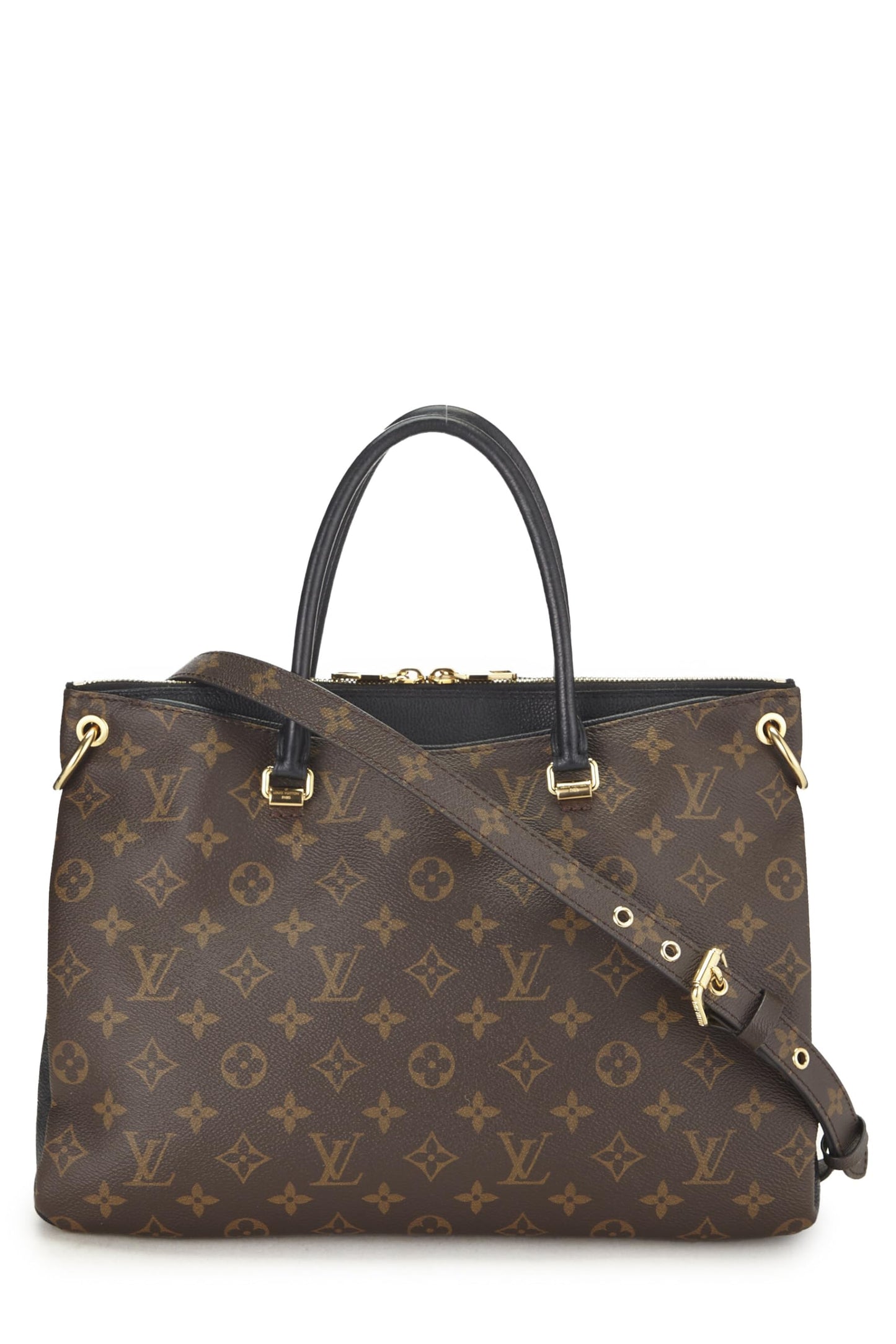 Louis Vuitton,  Black Monogram Canvas Pallas NM, Black