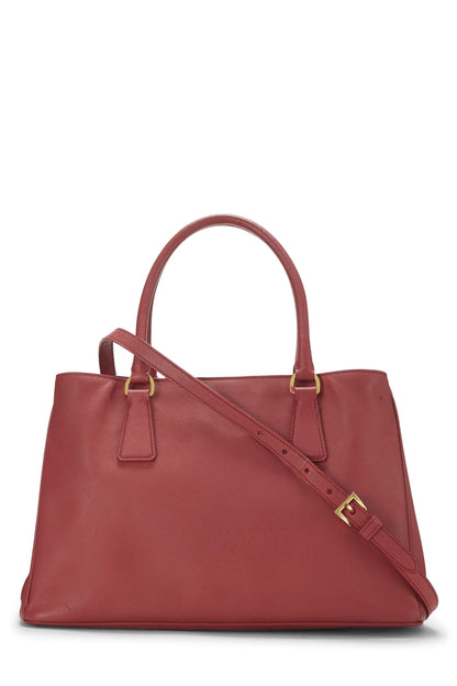 Prada,  Red Saffiano Executive Tote Small, Red