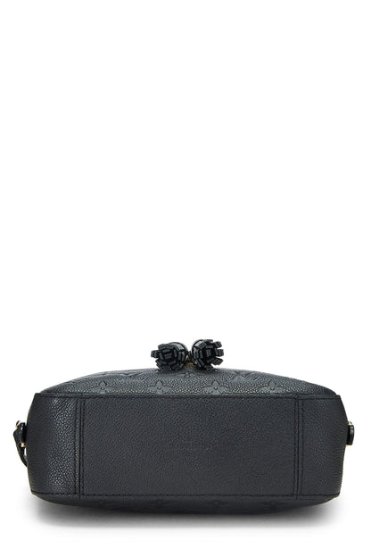 Louis Vuitton,  Black Monogram Empreinte Saintonge, Black