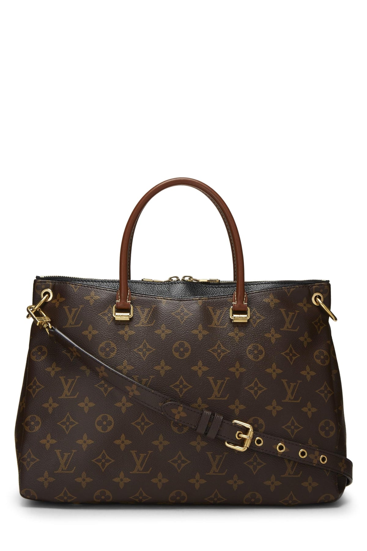 Louis Vuitton,  Black Monogram Canvas Pallas, Black