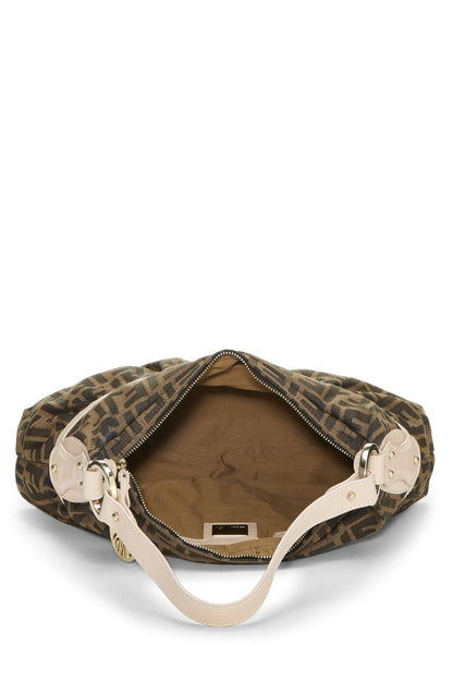Fendi,  Pink Zucca Canvas Chef Hobo, Pink