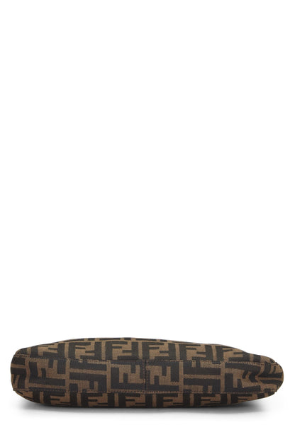 Fendi,  Brown Zucca Canvas Shoulder Bag, Brown