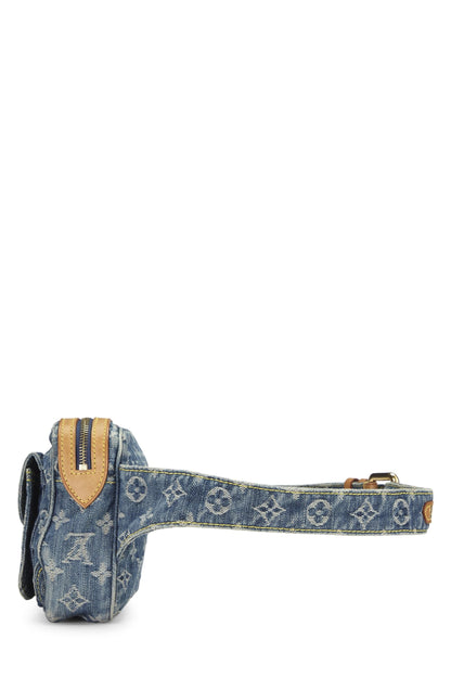 Louis Vuitton,  Monogram Denim Bumbag, Blue