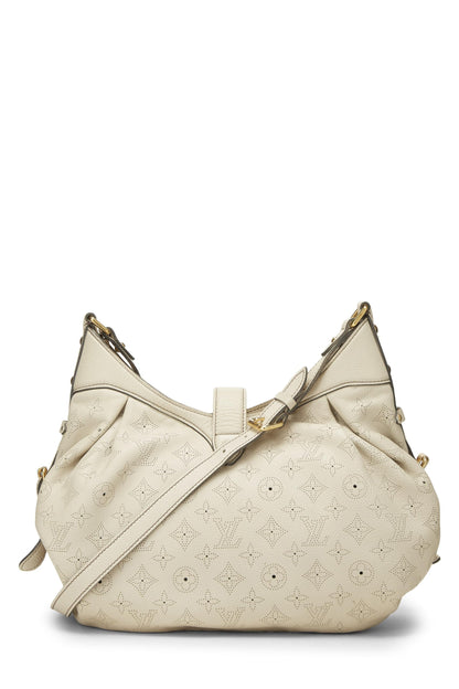 Louis Vuitton,  White Monogram Mahina Leather XS, White