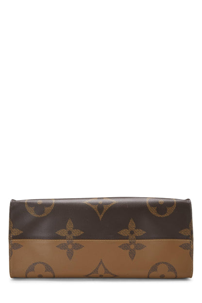 Louis Vuitton,  Monogram Reversed Giant On The Go GM, Brown