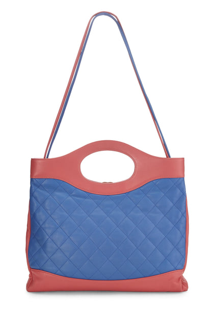 Chanel,  Multicolor Quilted Lambskin 31 Shopping Tote Large, Multi