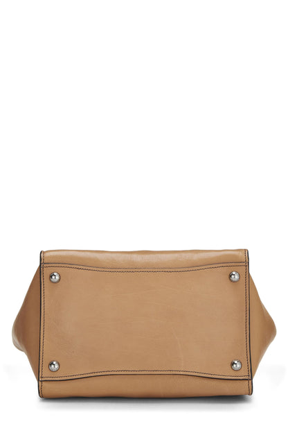 Prada,  Brown Calfskin Grace Lux Concept Tote, Brown