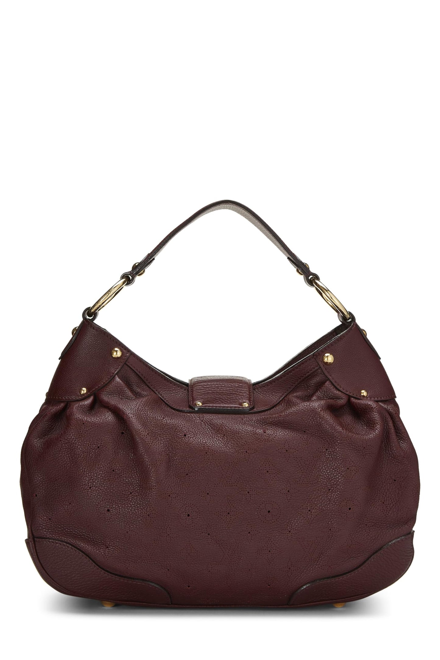 Louis Vuitton,  Burgundy Monogram Mahina Solar PM, Burgundy