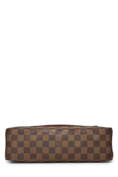 Louis Vuitton,  Damier Ebene Canvas Looping PM, Brown