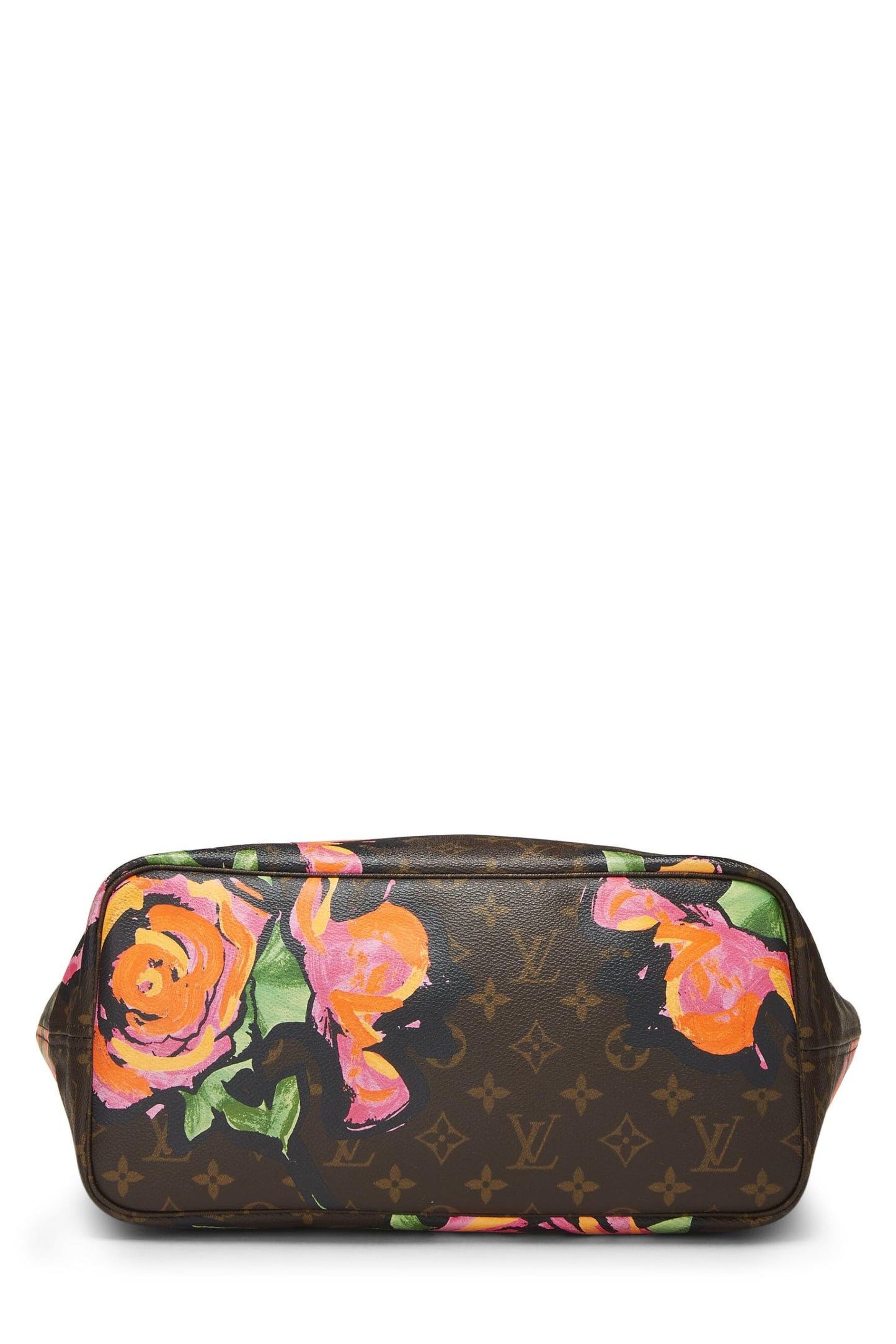 Louis Vuitton,  Stephen Sprouse x Louis Vuitton Monogram Canvas Roses Neverfull MM, Brown