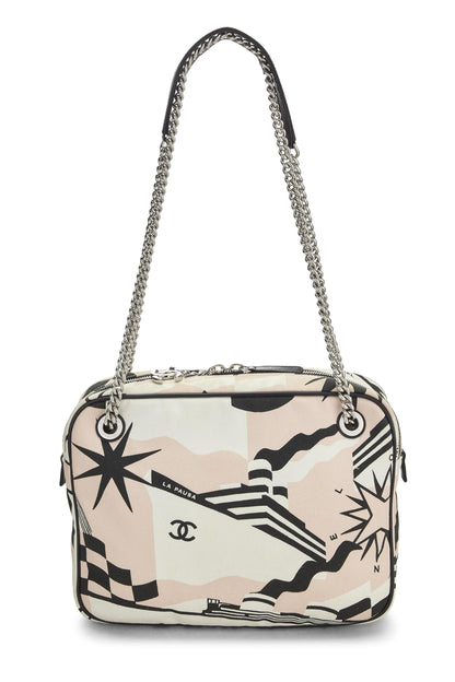 Chanel,  Pink Canvas La Pausa Camera Case Small, Pink