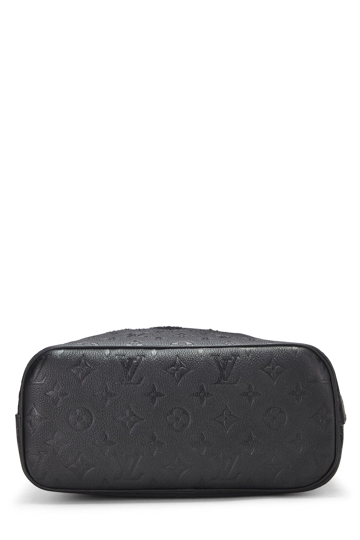 Louis Vuitton,  Comme des Garçons x Louis Vuitton Black Monogram Empreinte Bag with Holes PM, Black