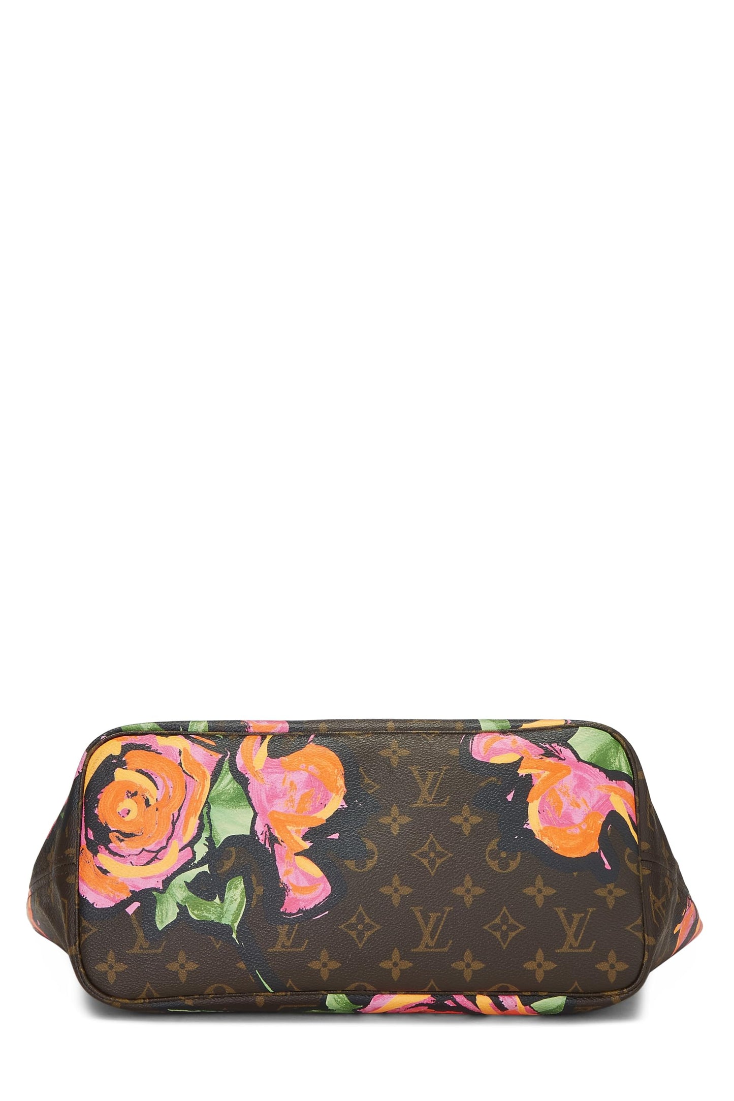 Louis Vuitton,  Stephen Sprouse x Louis Vuitton Monogram Canvas Roses Neverfull MM, Brown
