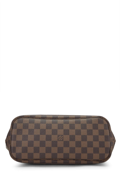 Louis Vuitton,  Damier Ebene Neverfull PM, Brown