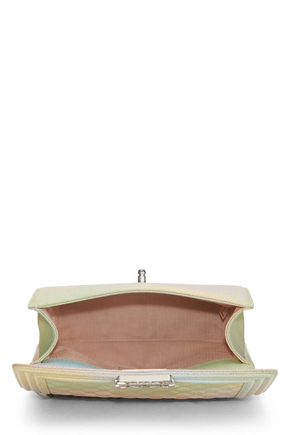 Chanel,  Rainbow Quilted Caviar Boy Bag Medium, Multi