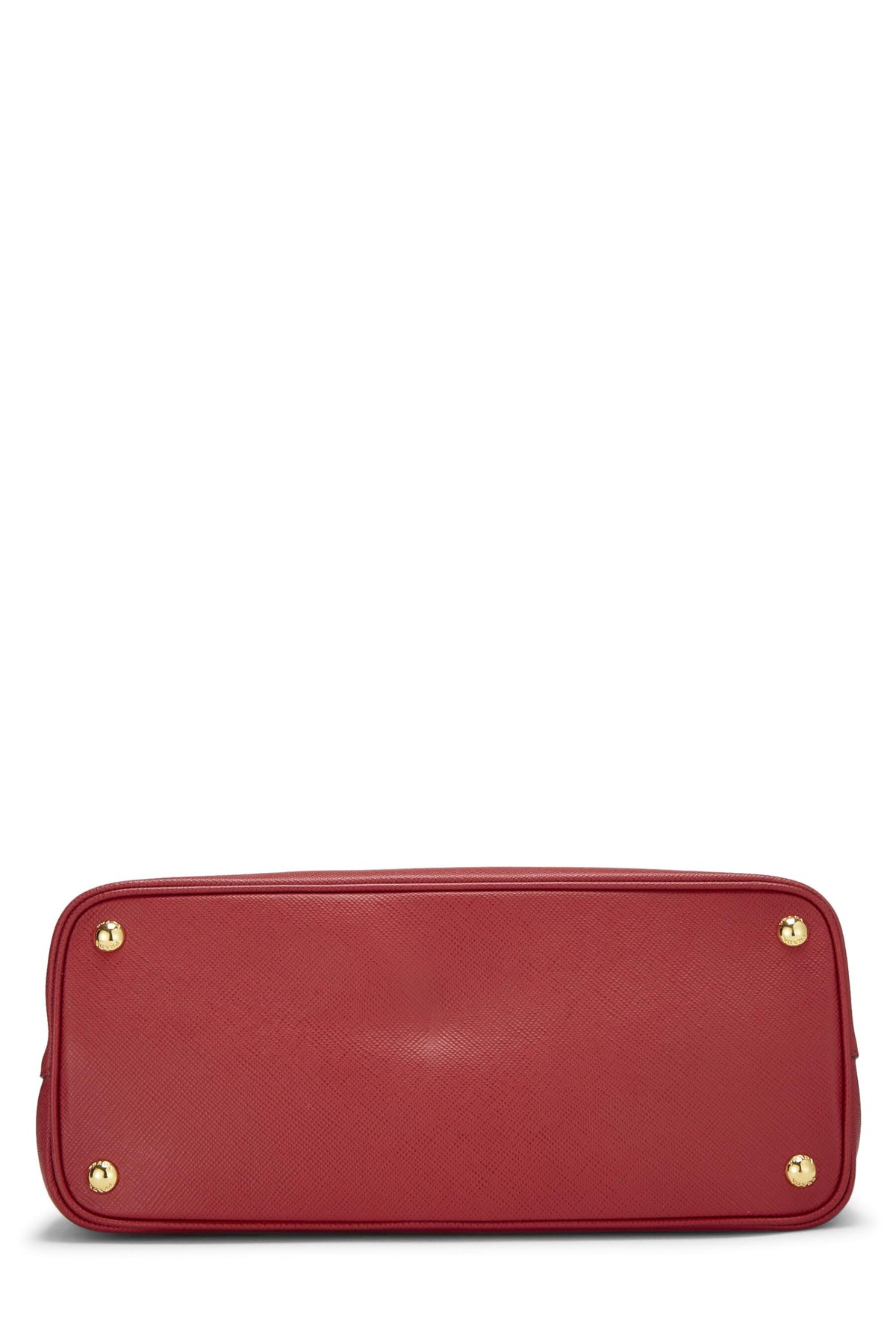 Prada,  Red Saffiano Double Bag Medium, Red