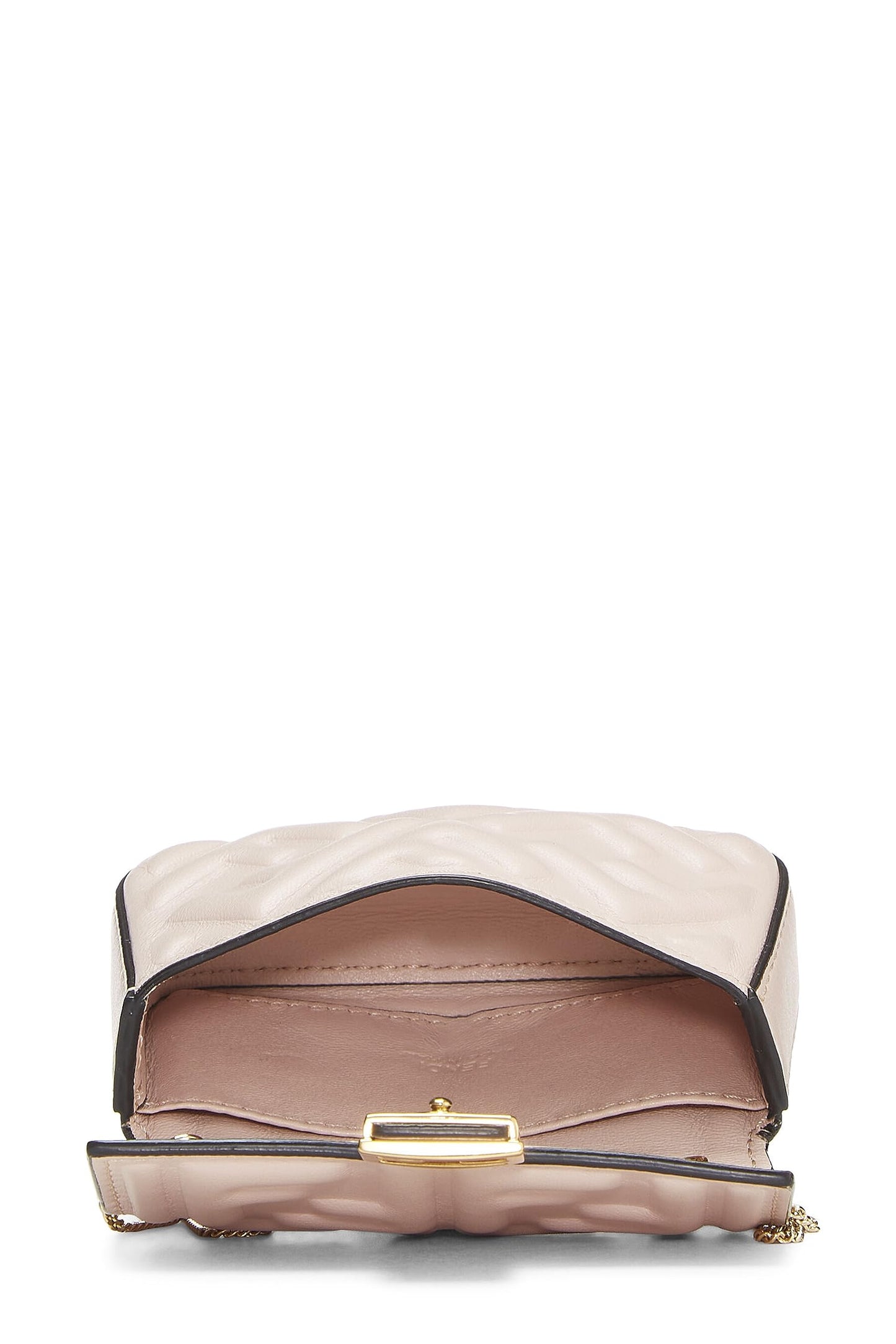 Fendi,  Pink Embroidered Convertible Baguette Bag Charm Nano, Pink