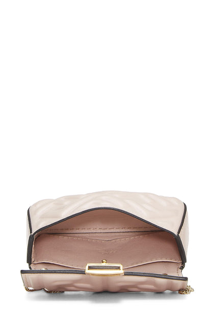 Fendi,  Pink Embroidered Convertible Baguette Bag Charm Nano, Pink