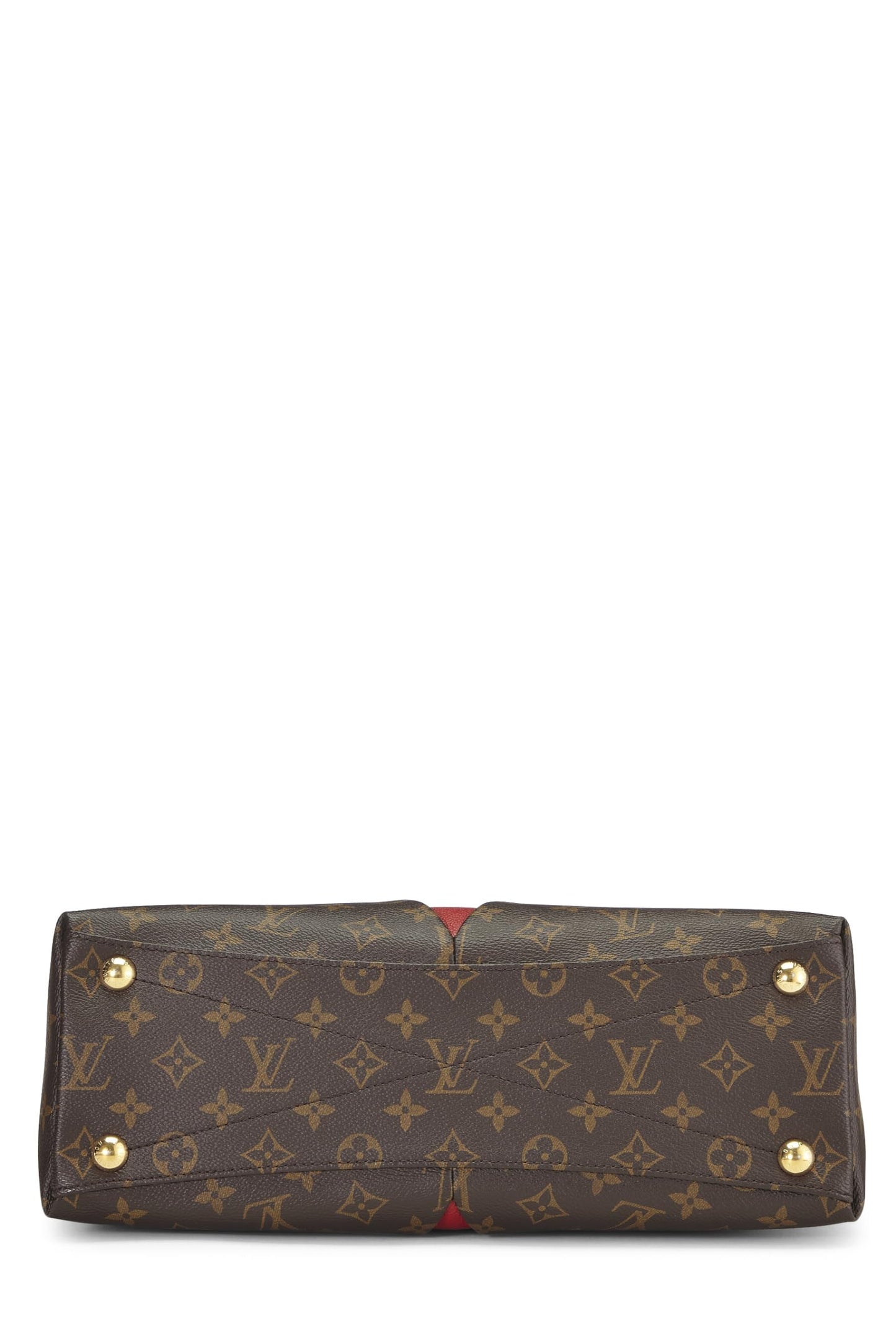 Louis Vuitton,  Red Monogram Canvas V Tote BB, Red