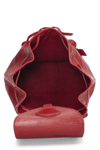 Louis Vuitton,  Red Epi Montsouris MM, Red
